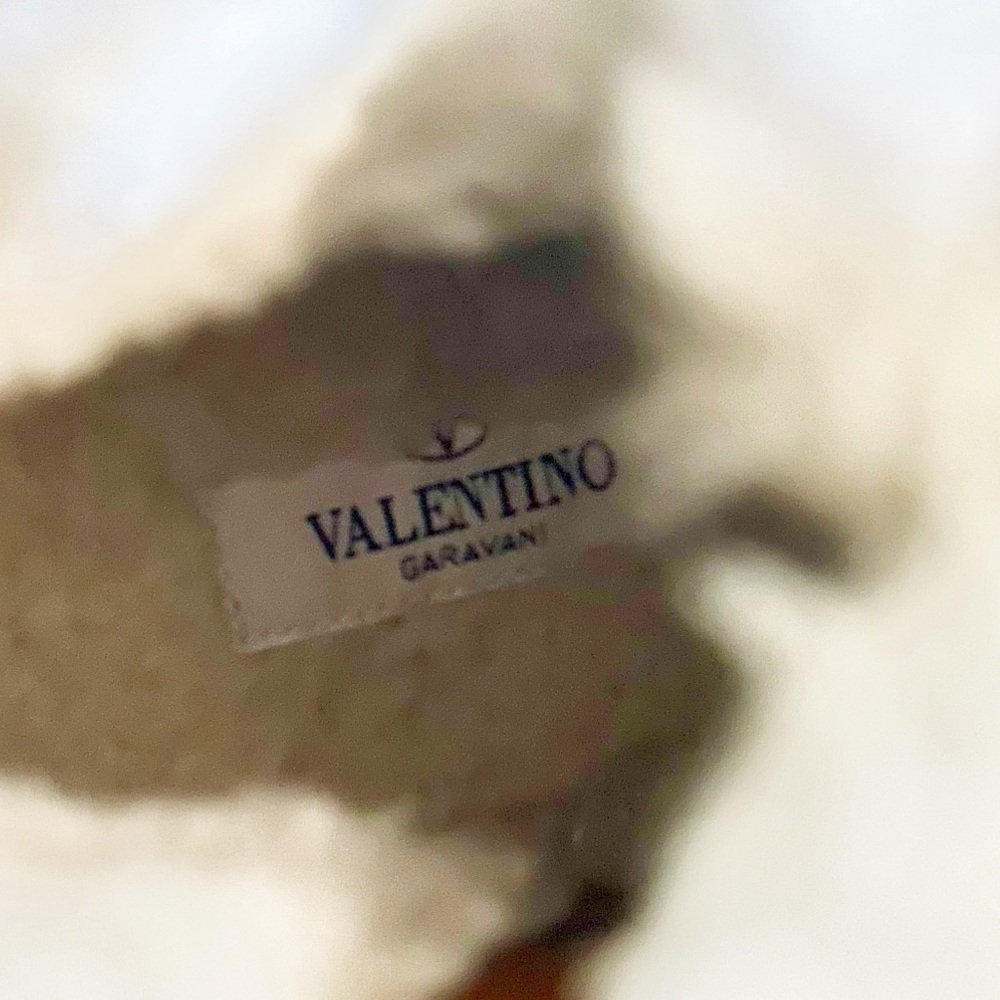 Valentino Garavani Trekkgirl Vlogo Brown Suede Shearling Boots Size EU 38 - Picture 11 of 16